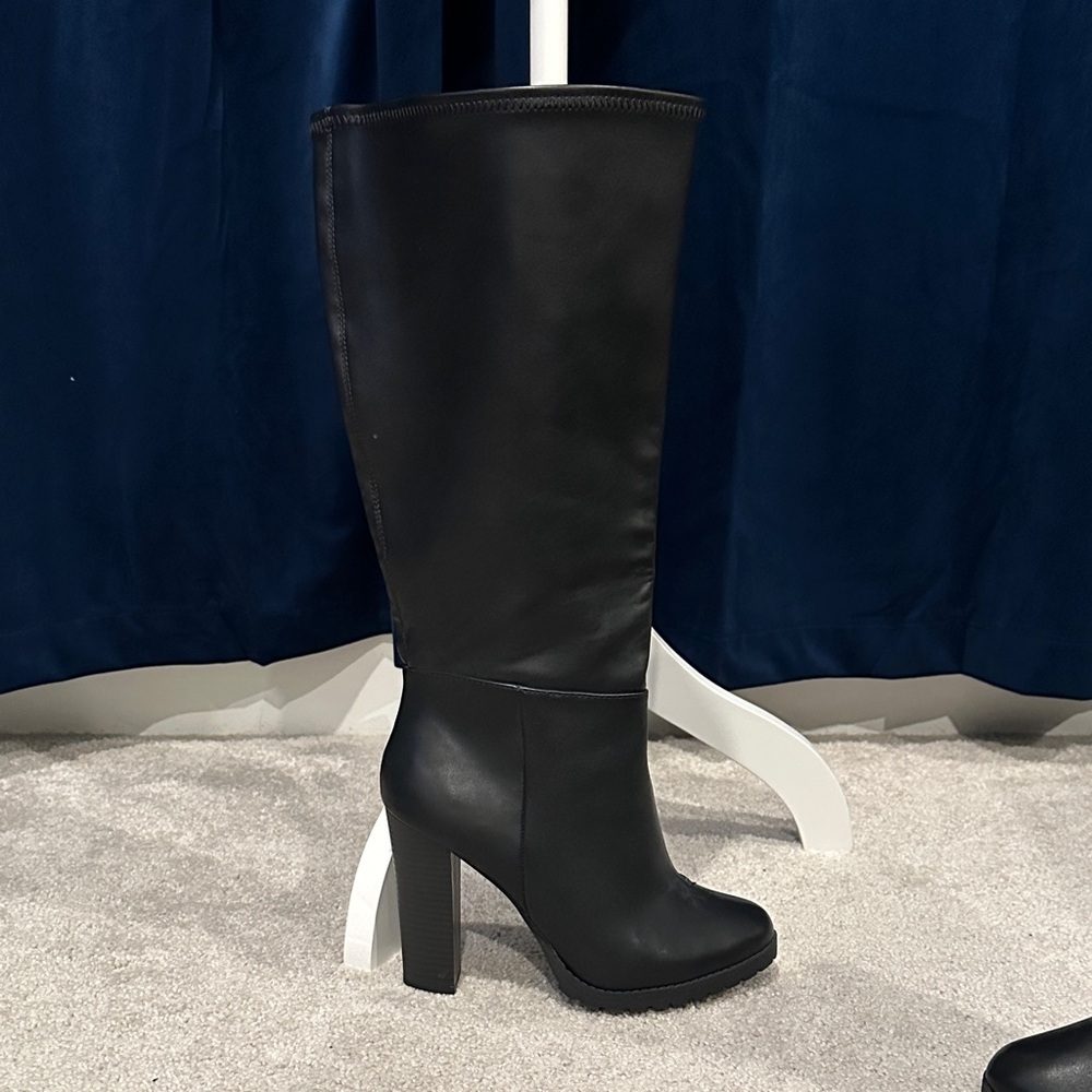Lane Bryant Black Heeled Boots